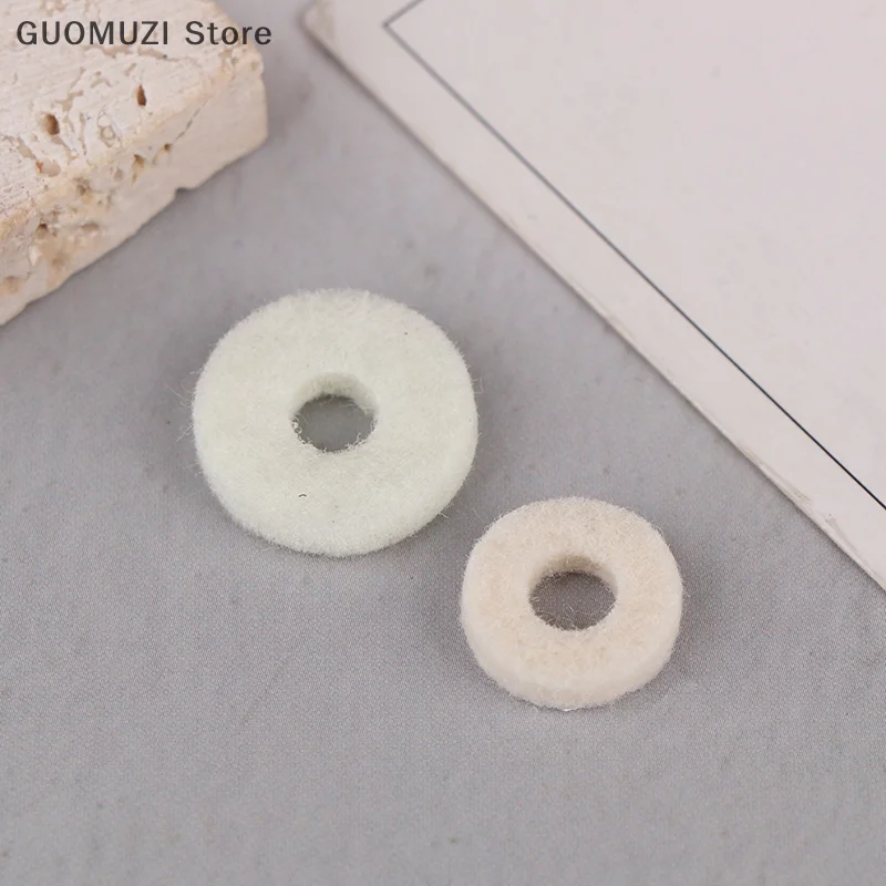 10 Stuks Orgel Sleutel Vilt Ringen Pads Voor Blaasinstrumenten Reparatie Vervangende Onderdelen Muziekwinkel Supply Accessoires