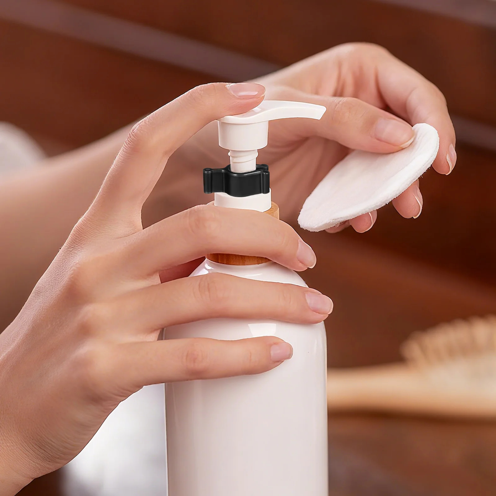 

30pcs Cleansing Oil Bottle Pump Parts Leakproof For Shampoo Lotion Bottles Dispenser Pump Head Clips