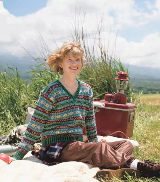 Keitodama-Libro de lana tejido a mano Vol.43, suéter para niños, Tutorial para tejer