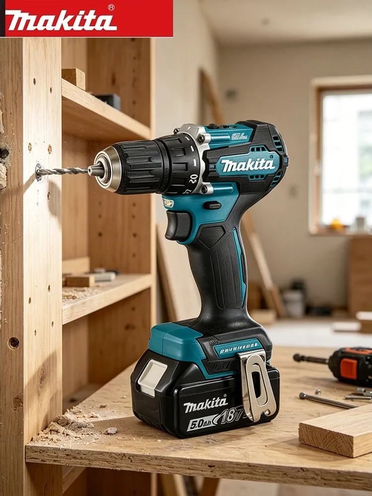 Original Makita 6,0 Ah 18 V Lithium-Ionen-Akku, wiederaufladbarer Akku, passend für Bl1830 Bl1840 Bl1850 Bl1860B Makita Akku-Werkzeuge