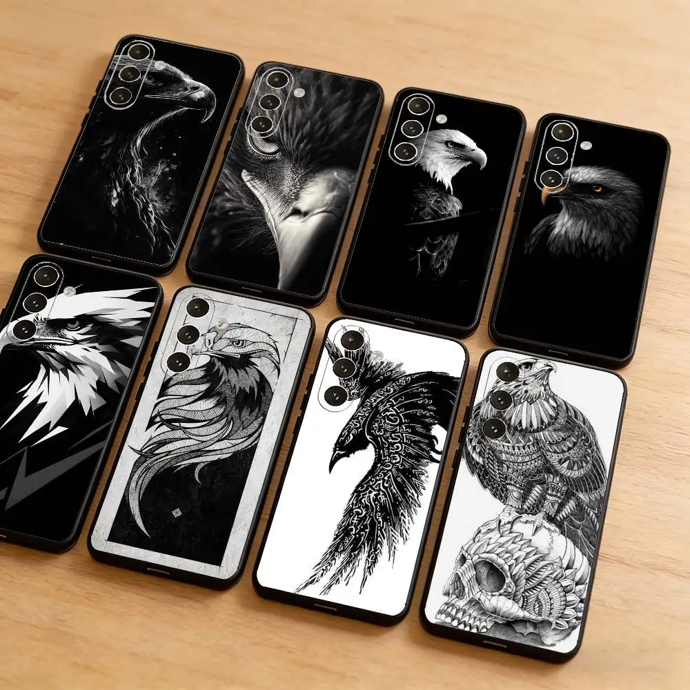 

Black Eagle Pattern Phone Case for Samsung Galaxy A14 A15 A16 A24 A25 A34 A35 A54 A55