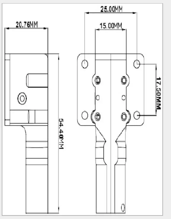 Höhe 65 75 85 mm Mini-Feder-Knielfahrwerk 1,5 Zoll Raddämpfung oder Nase einziehbares Teil RC-Modellflugzeug EDF-Flugzeug – Detail 25