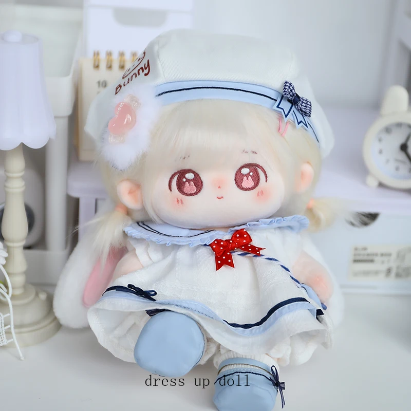 

20 см аниме игра Лоли девушка каваи косплей хлопковая кукла тело с костюмом мультфильм DIY платье одежда мягкие плюшевые игрушечные фигурки