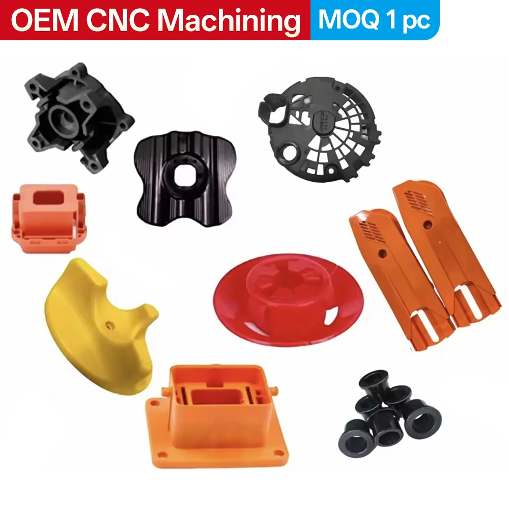 Custom Milling of Colored Polyurethane Custom Shapes Spacers/Connectors PU Wear-Resistant Shock-Absorbing Precision CNC Parts