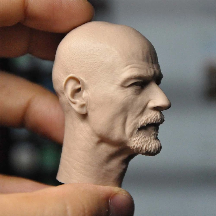 1/6 Die Cast Resin Model Assembly Kit Head Sculpted (55mm) Unpainted Free Shipping