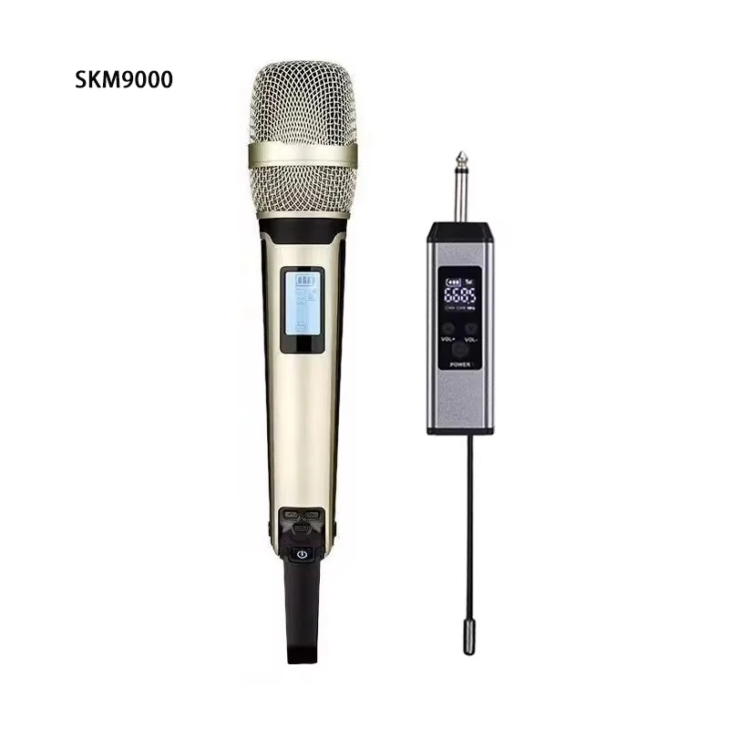 SKM9000 ワイヤレスマイクプロフェッショナル UHF 周波数調整可能な