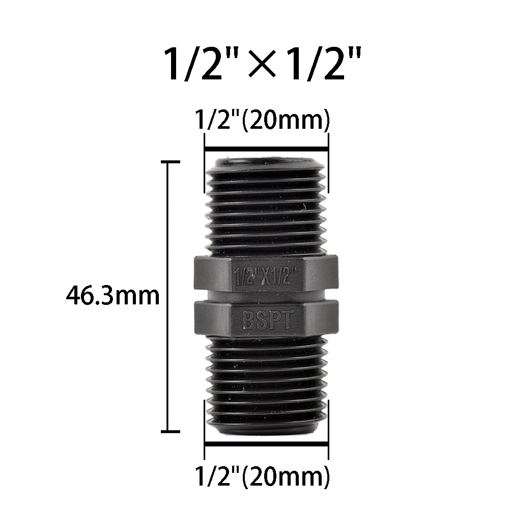 1Pc gwint męski złącze z tworzywa sztucznego ogród rura wodna wspólne Adapter 1/2 \