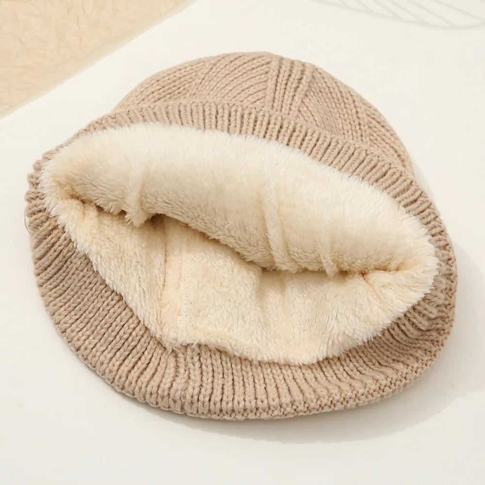 Ausgefallene und niedliche Mütze, warm und bequem für Herbst und Winter, atmungsaktive Strickmütze, lässige und einzigartige Alien-Brillen-Beanie. – Detail 10