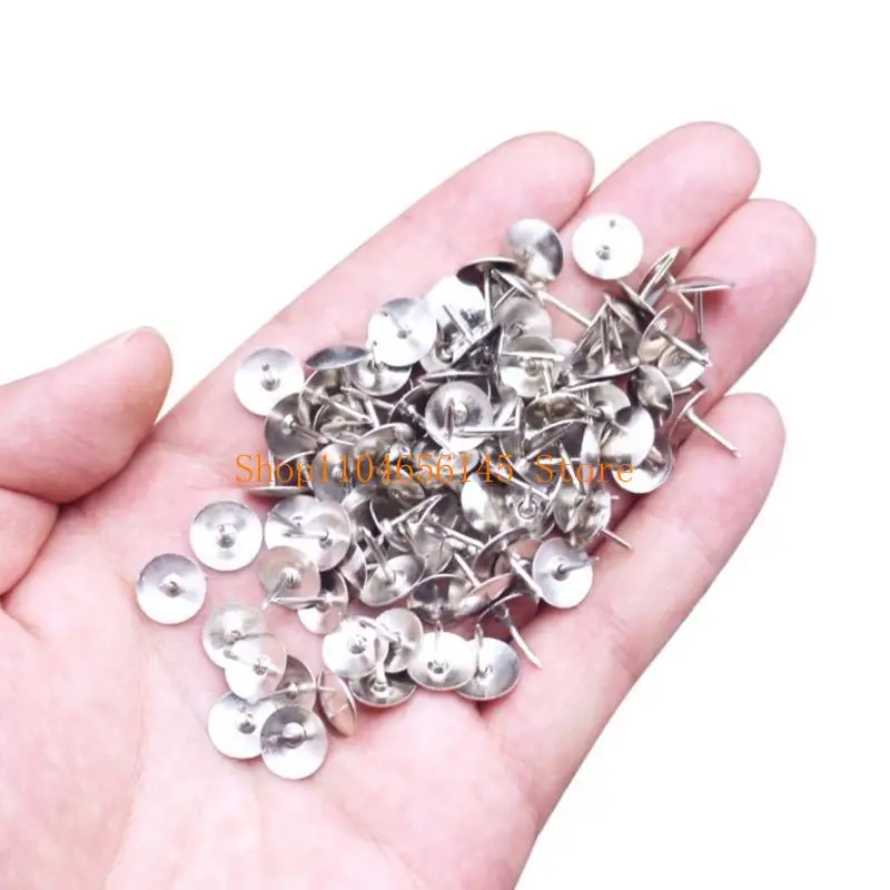 5ASD 100 ชิ้นสีหมุดโลหะสร้างสรรค์ดันหมุดตกแต่งแบบ thumbtacks สำหรับแผนที่ผนังภาพถ่ายกระดานข่าวหรือบอร์ดไม้ก๊อก