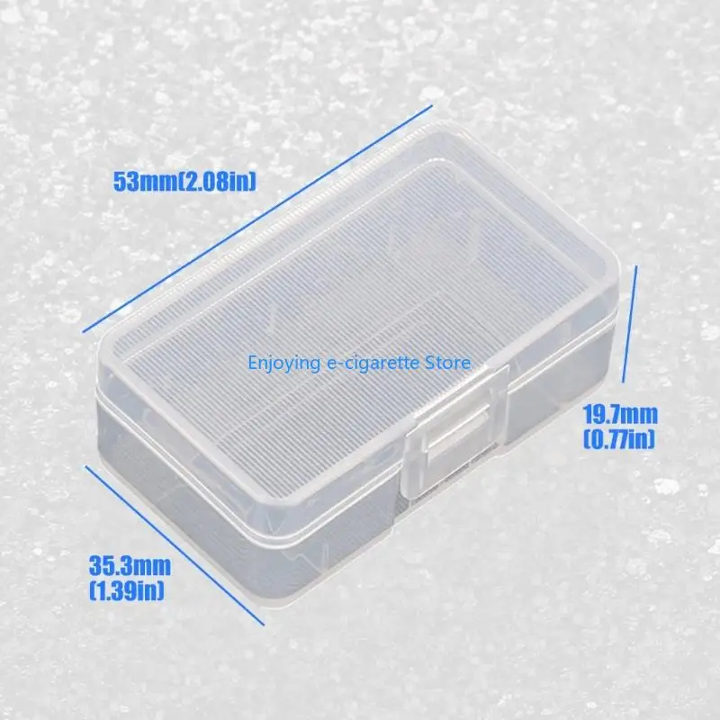 Aufbewahrungsbox für 9-V-Batterien aus Kunststoff mit Schnappdeckel für Ersatz-9-V-Batteriehalter Y4QF – Detail 6