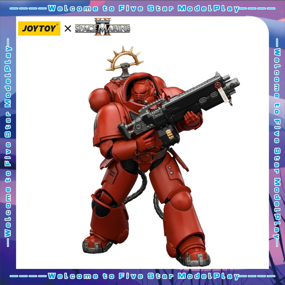 

【FS】JOYTOY Warhammer 40K Scale 1/18 Action Figures Game Edition Blood Angels Heavy Intercessor Model Toys Gifts