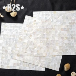 shell mosaic mother of pearl natural kitchen backsplash wallpaper tile bathroom background shower decorative wall tiles sheet