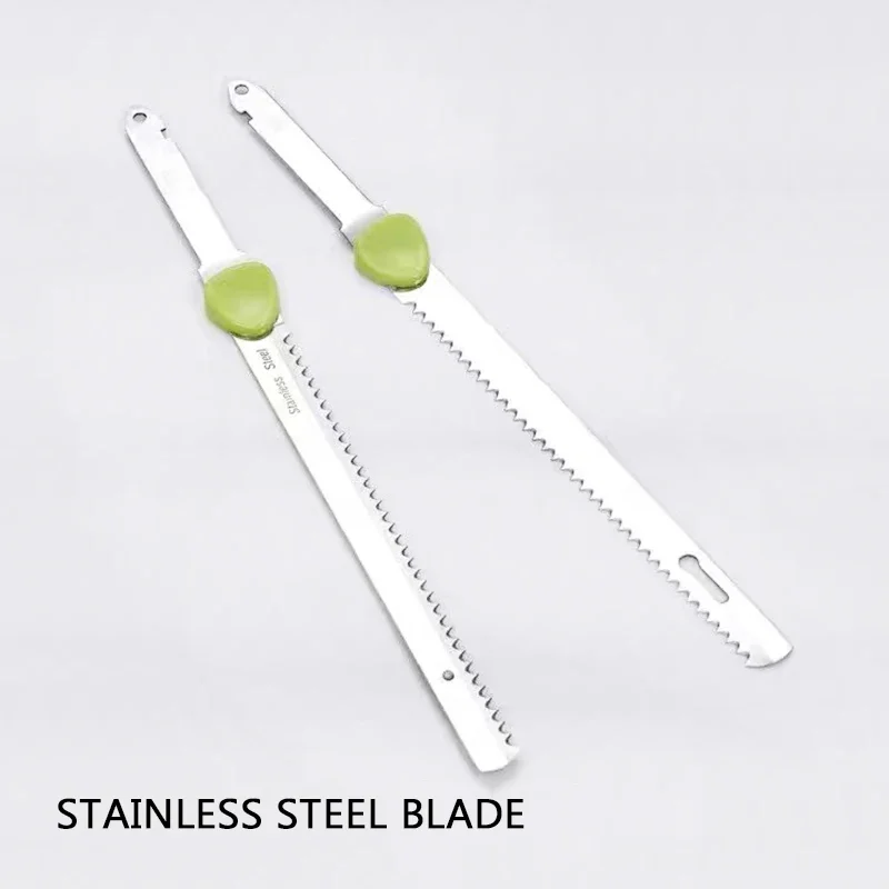 Haushalt elektrische brot messer sandwich zahn messer kuchen schneider edelstahl lebensmittel toast elektrische säge