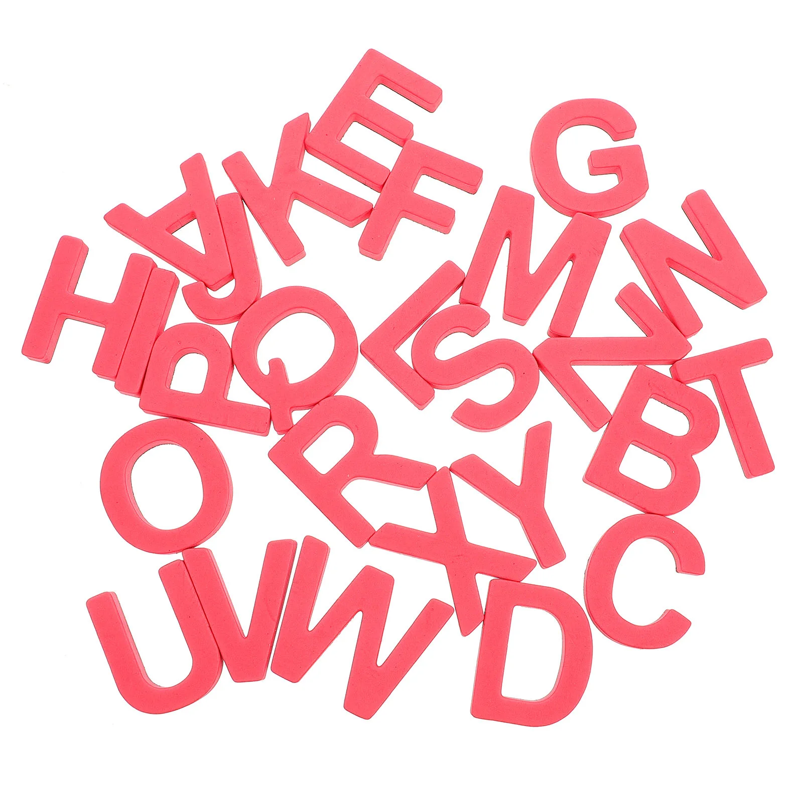 

26 Pcs Refrigerator Magnets Capital Letters Uppercase Fridge Toys Magnetic English Alphabet Learning Supplies