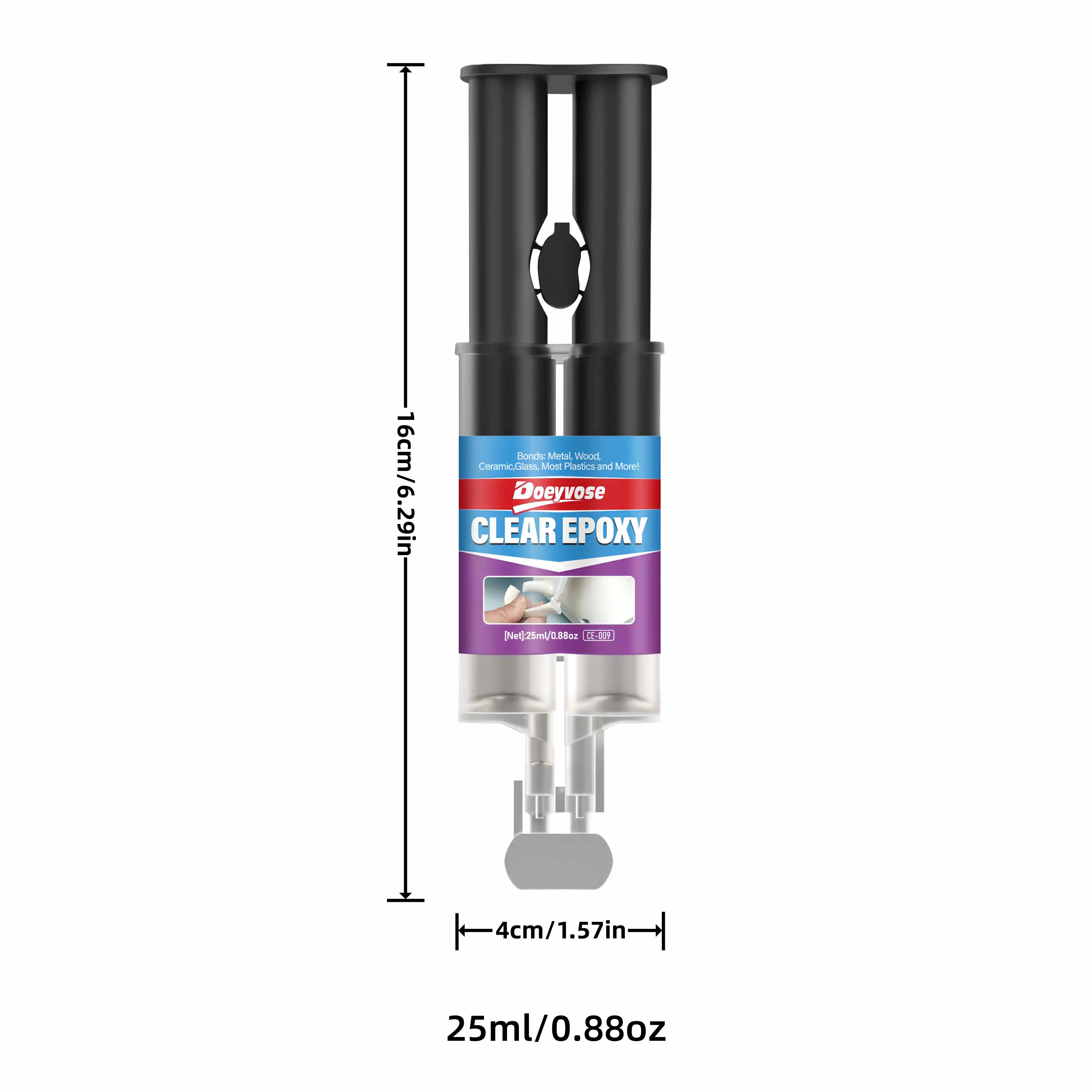 Waterproof Clear AB Cast Glue Multipurpose Transparent Bond Agent 25ML