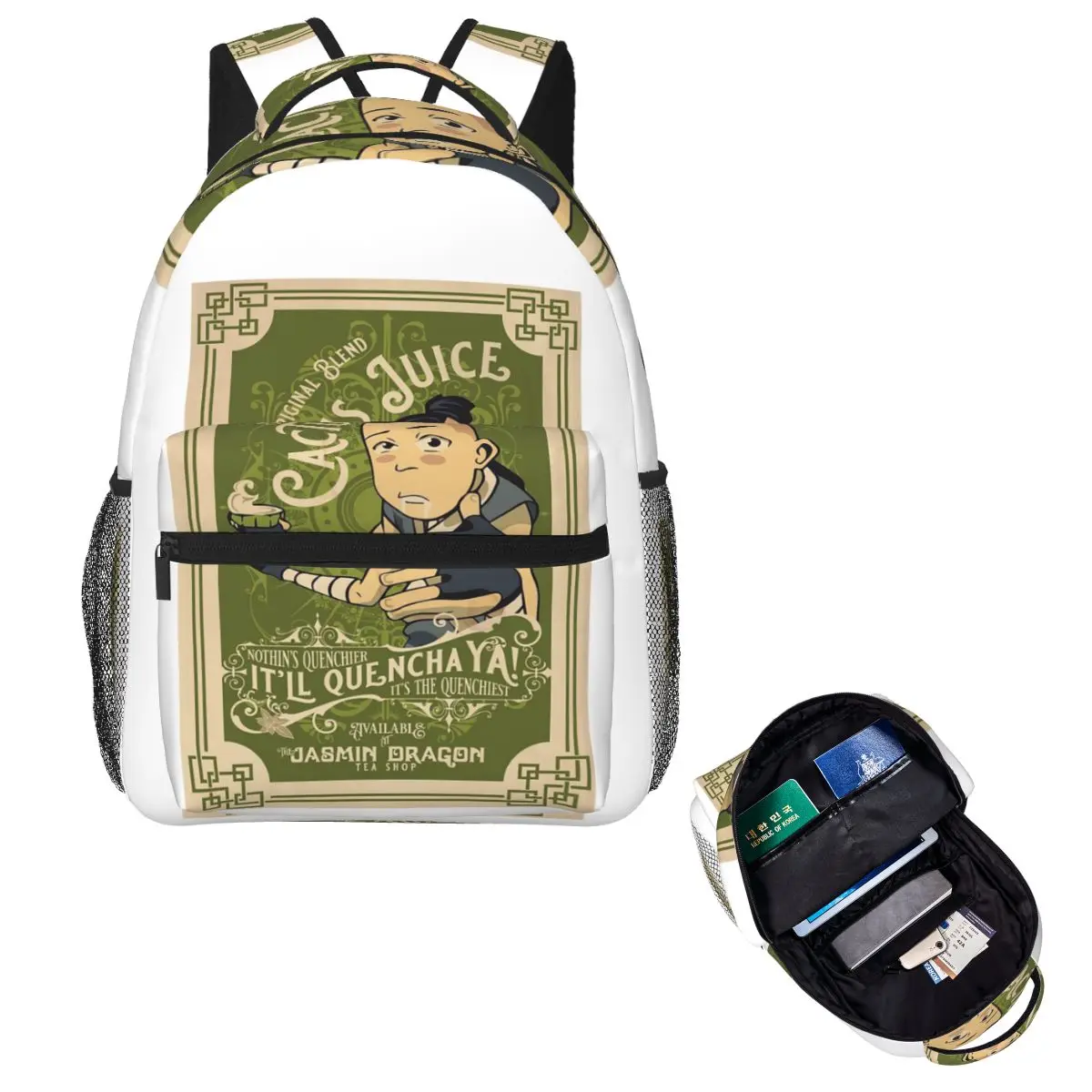 

Avatar The Last Airbender Backpack Hot Sale Daypack Large Capacity Children BookBag School Bag Shoulder Bags for Men Women