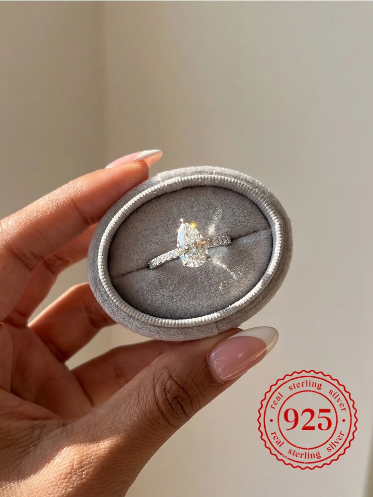 anel-de-zirconia-em-prata-esterlina-925-lindo-anel-em-formato-de-gota-d'agua-para-mulheres-para-uso-diario-noivado-aniversario-festa-joias-finas-de-alta-qualidade