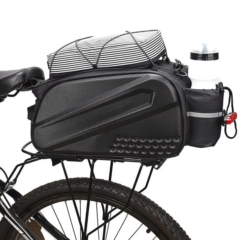 QA88X 10L 防水自転車フレームバッグ ウォーターボトルホルダー付き サイクリング収納ポーチ 自転車オーガナイザーパック すべてのバイク用