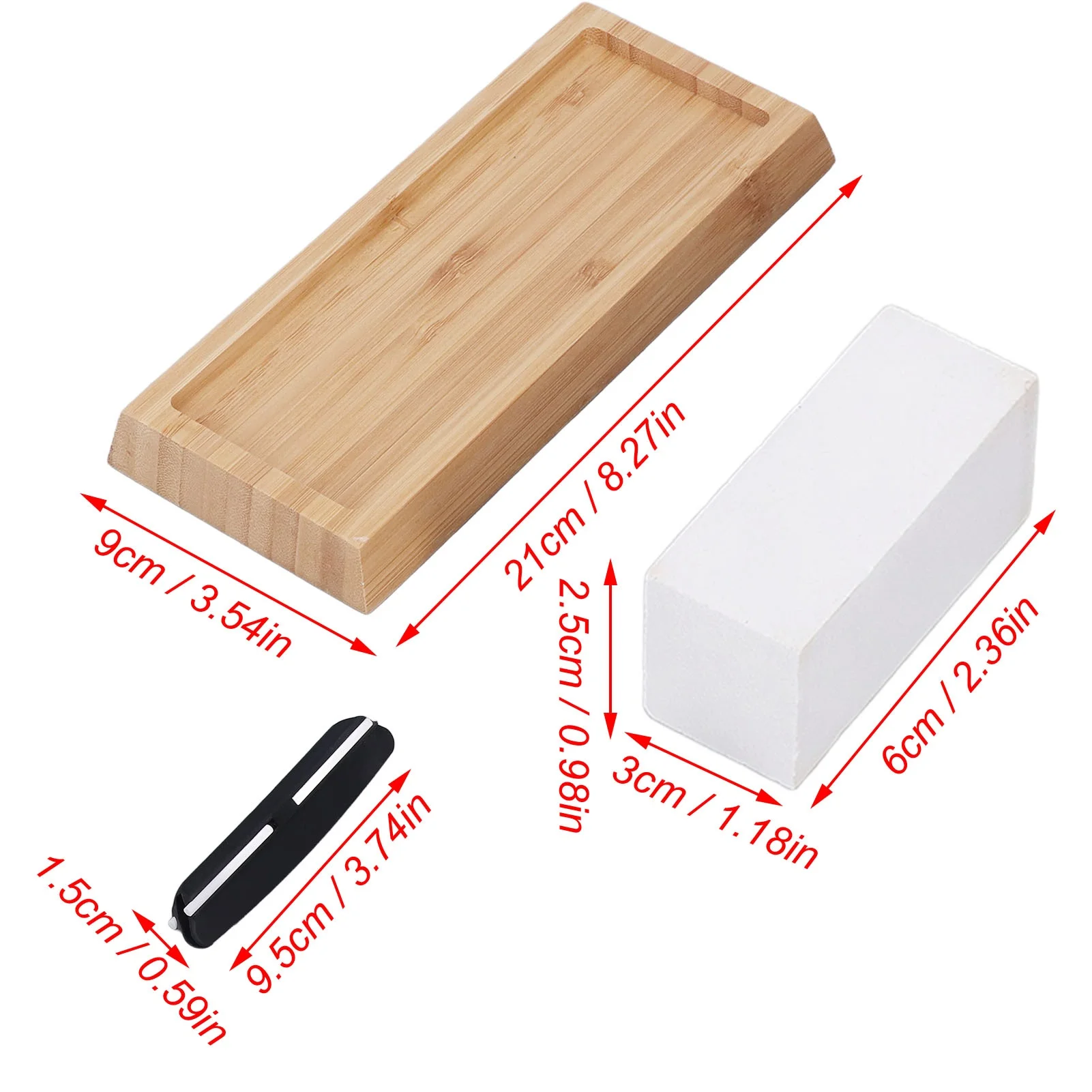 Sharpening Stone 1000 6000 Grits Knife Sharpener Whetstone Polishing Tool Set Kit