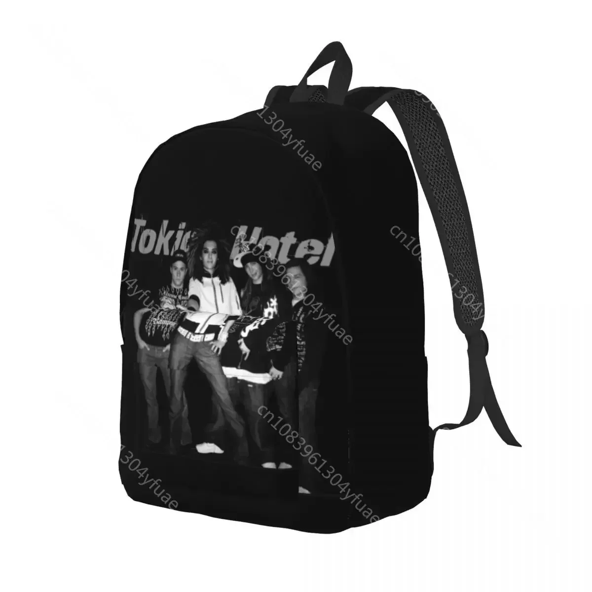Tokio Hotel Backpack Singer Music Cool Workout Backpacks Men Pretty School Bags Design Large Rucksack