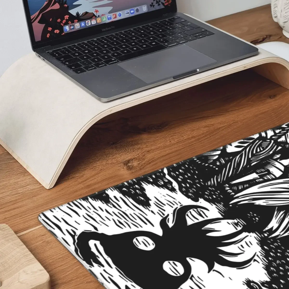 Ghost Knight Graphic Art Hollow Knight Funny Game Large Mouse Pad Computer Keyboard Mouse Mat Gaming PC Laptop Desk Mat