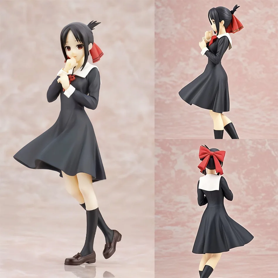 أنيمي لعبة الشكل Kaguya-sama الحب هو الحرب فوجيوارا تشيكا أرنب نموذج الدمى Kawaii فتاة الشكل الدمى اليابانية الديكور