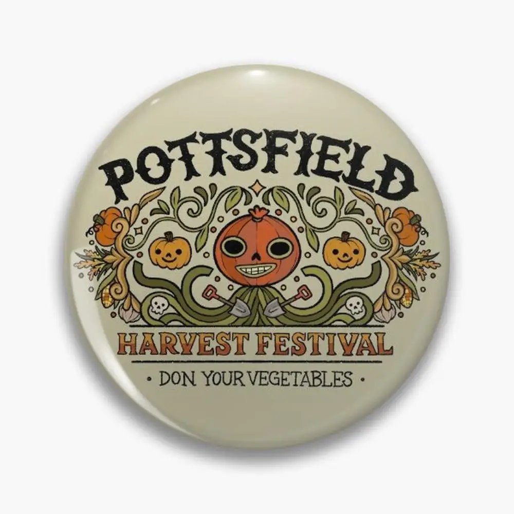 Pottsfield Harvest Festival Pin Buttons Brooches  Jewelry Accessory Customize Brooch Fashion Lapel Badges