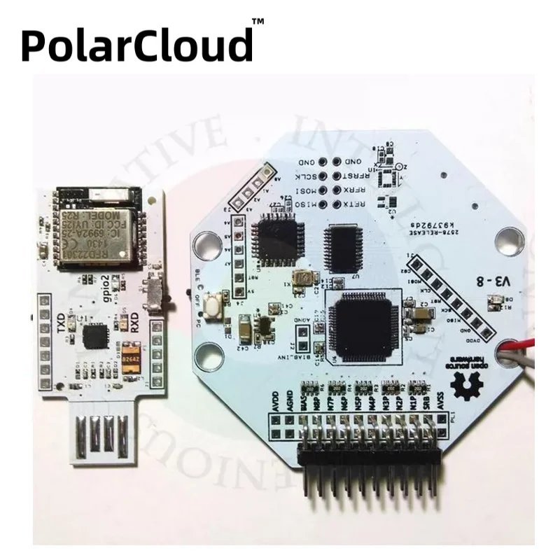 Wireless EEG Module Cyton Biosensing Board 8-channels for Open BCI DIY Brainwave Arduino Kit Support Open Source Materials