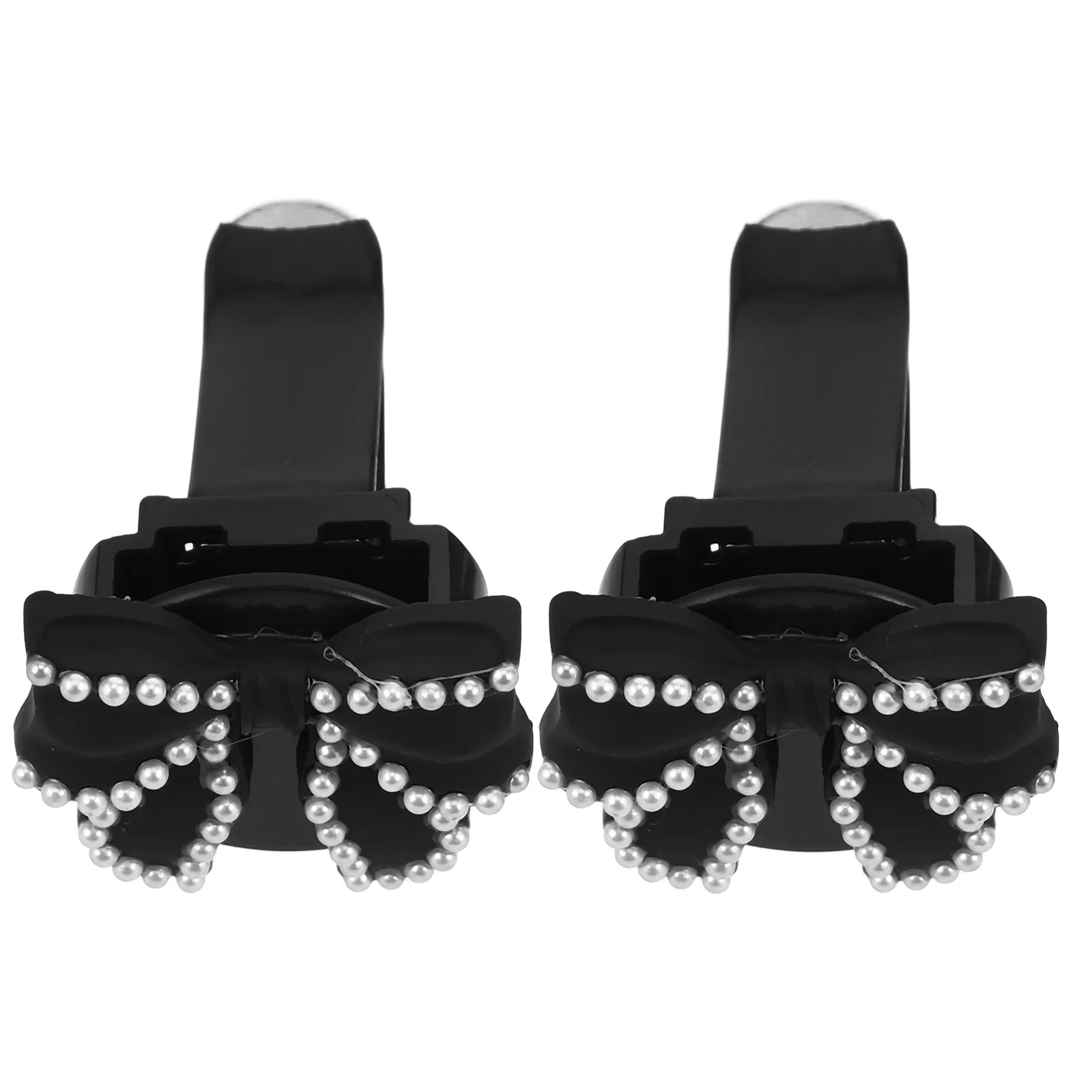 

2pcs Bow Air Freshener Clips Black Mini Bows Automotive Aromatherapy Diffuser Car Perfume Accessories For Women Girls Vehicle