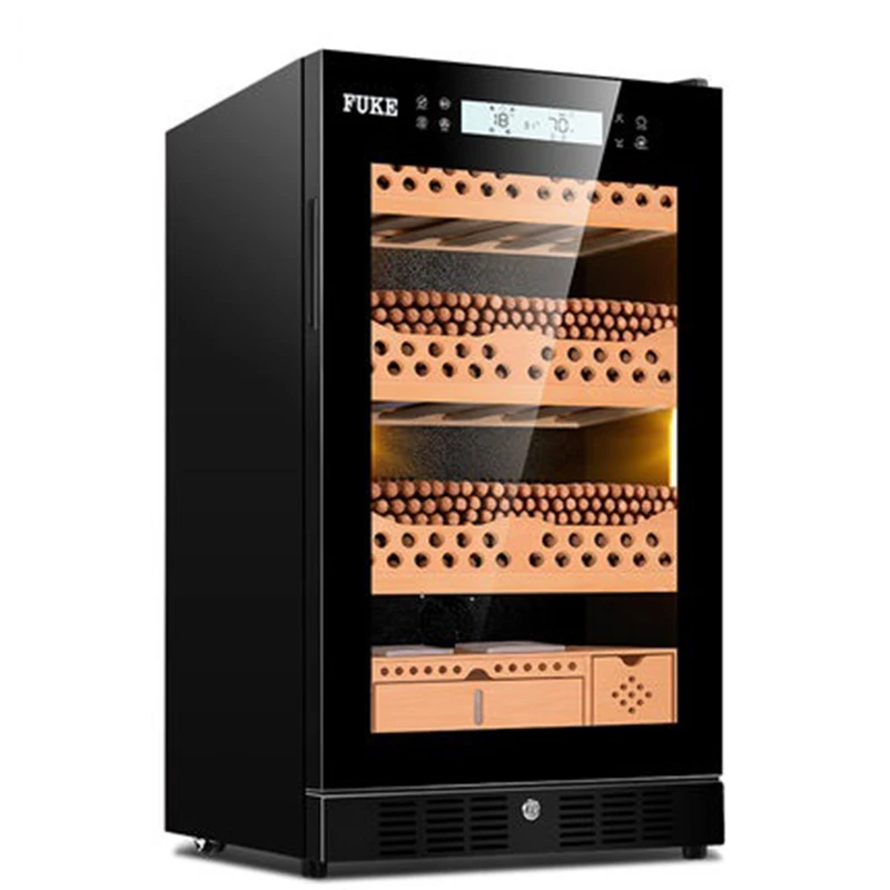 FUKE FK - 28C3 Intelligent Constant Eemperature And Humidity Air - cooled Frost - free Wood Cigar Cabinet