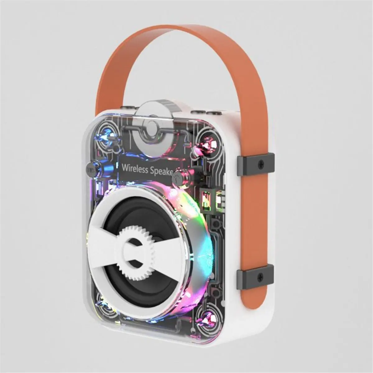 A86G NEW Wireless Bluetooth Speaker with Shocking Sound Quality Multiple Playback Modes Dazzling Light Effect Mini