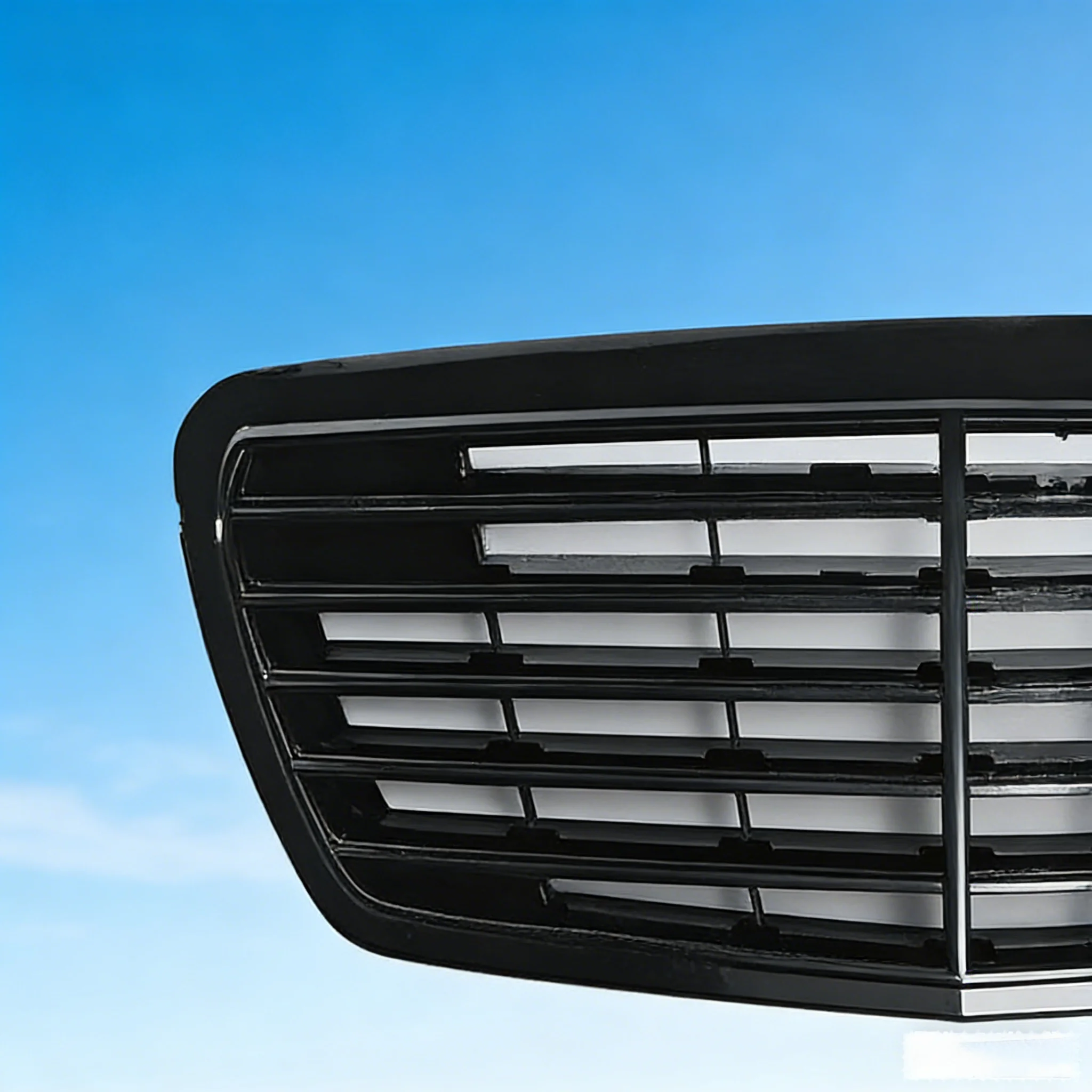 

E200 E240 E320 2002-2006 Quality Paint to Installation Kit For Mercedes-Benz E-Class W211 Front Center Hood Grille Bumper