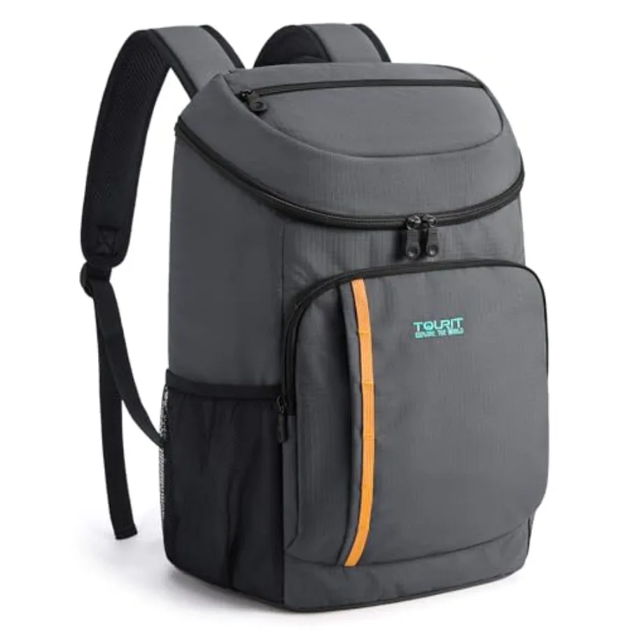 

Lightweight Insulated Backpack Cooler with Leak-Proof Design for Outdoor Adventures Perfect for Beach Trips Hiking and Picnics