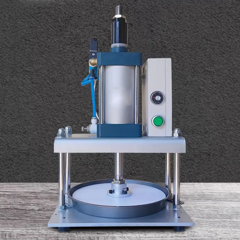 22/25/30cm Pneumatic Pizza Dough Pressing Machine Pizza Dough Flattening Press Machine Multifunctional Pita Bread Presser Machin