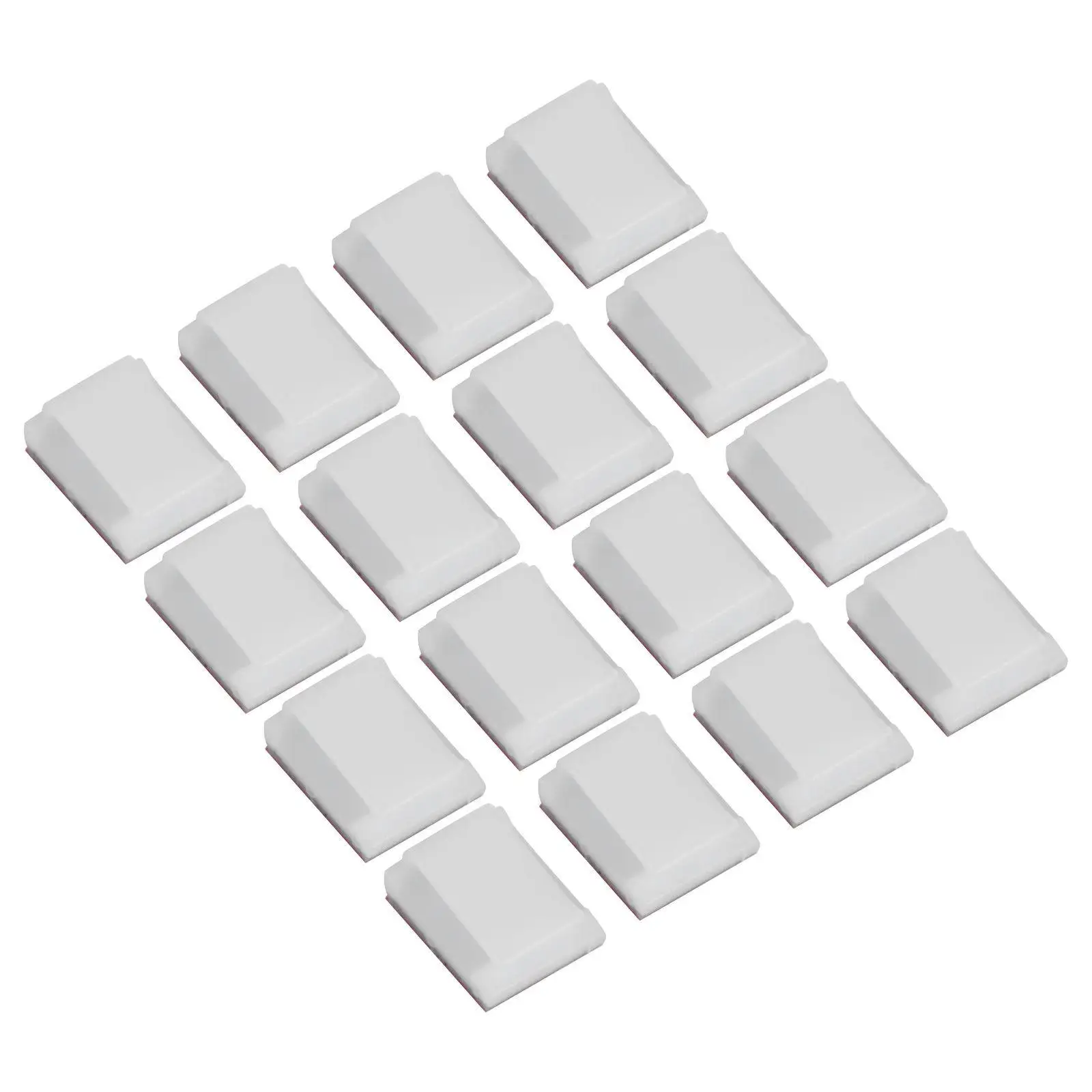 100Pcs Self Adhesive Cable Clips Premium Wiring Clamp for LED Lamp Strip Power Cord Holder Mouse Keyboard Christmas Light Wire