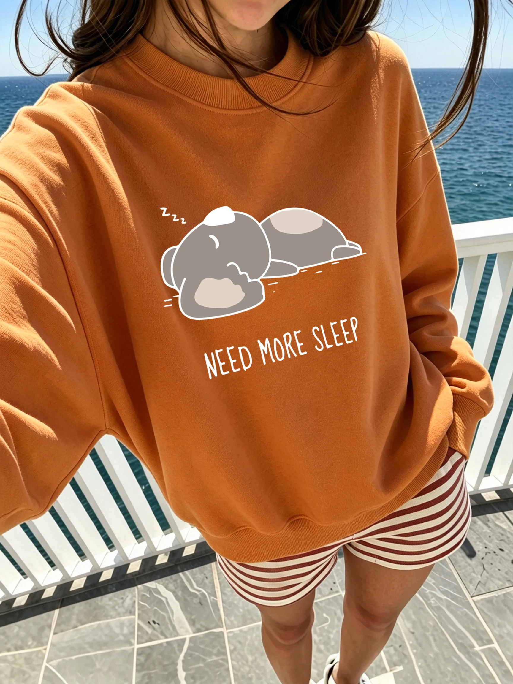 Winter Clothing Needs - Sloths Need More Sleepprint Kadın Kazak