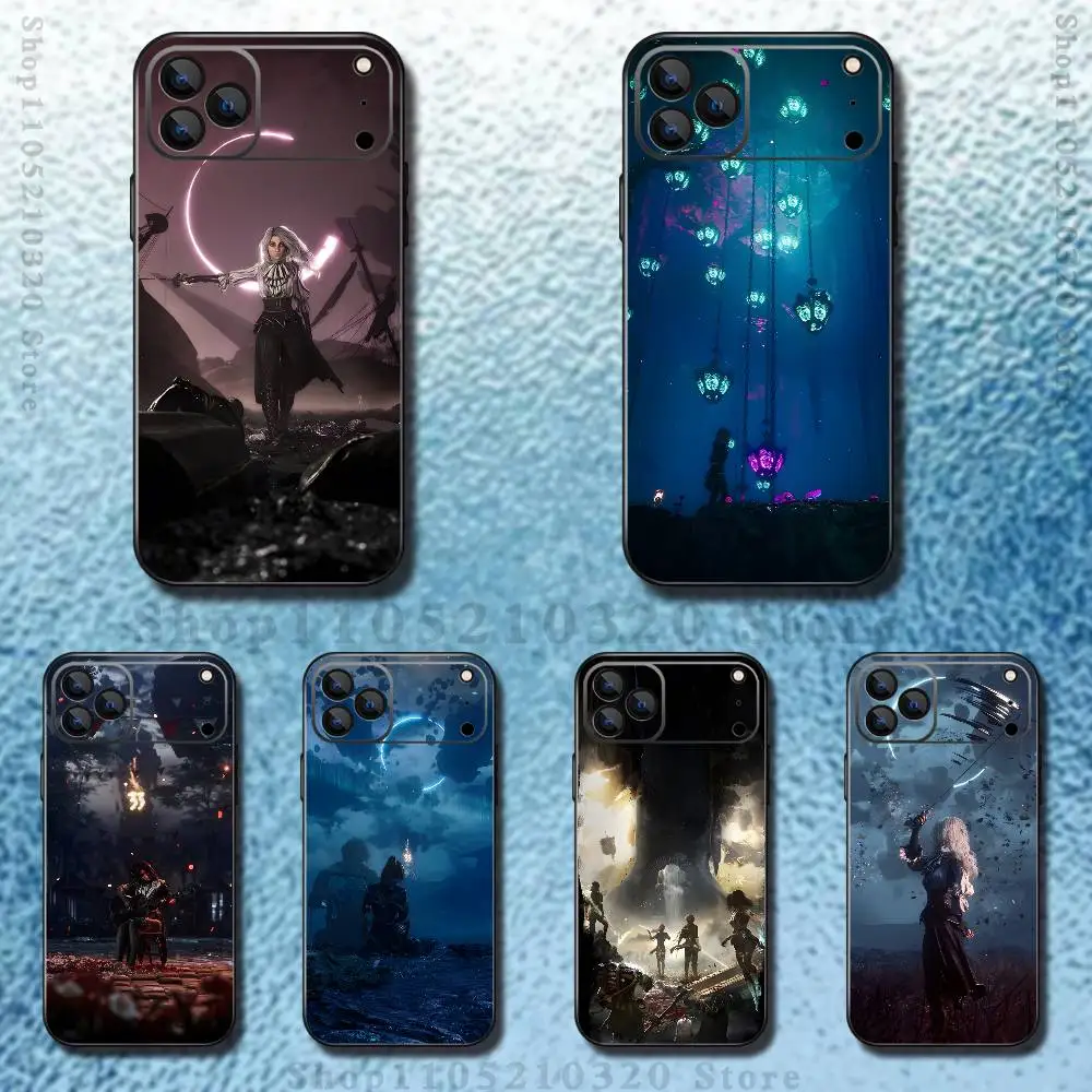 

C-Clair O-Obscur Expedition 33 Phone Case For iPhone 17,16,15,14,13,12,11 ,Pro Max,XS,X,XR,SE,Mini,8,7,Soft Silicone Black Cover