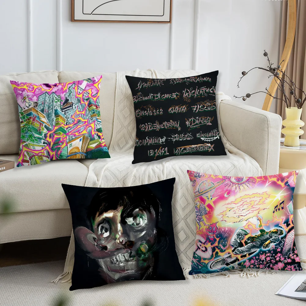 Singer T-Tony B-Boy trauma cushion cover For Pillow Printing Sofa Decoration Home Car Room Coffee Shop Office Nordic Simplicity