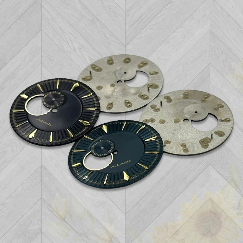 قرص NH39 بشعار كوكتيل S مقاس 35 مم متوافق مع أجزاء الساعة الميكانيكية غير المضيئة لحركة NH39