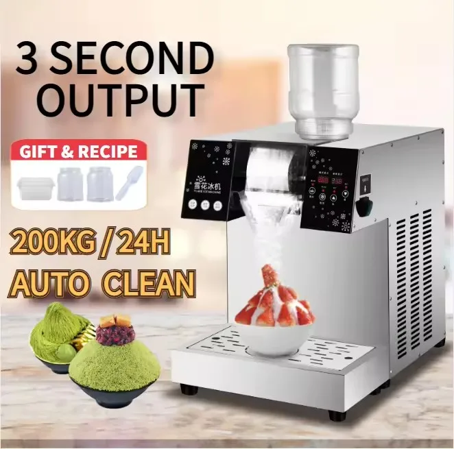 

Smart Snowflake Shaved Bingsu Ice Machine Korean Dessert Bingsu Machine Ice Crusher