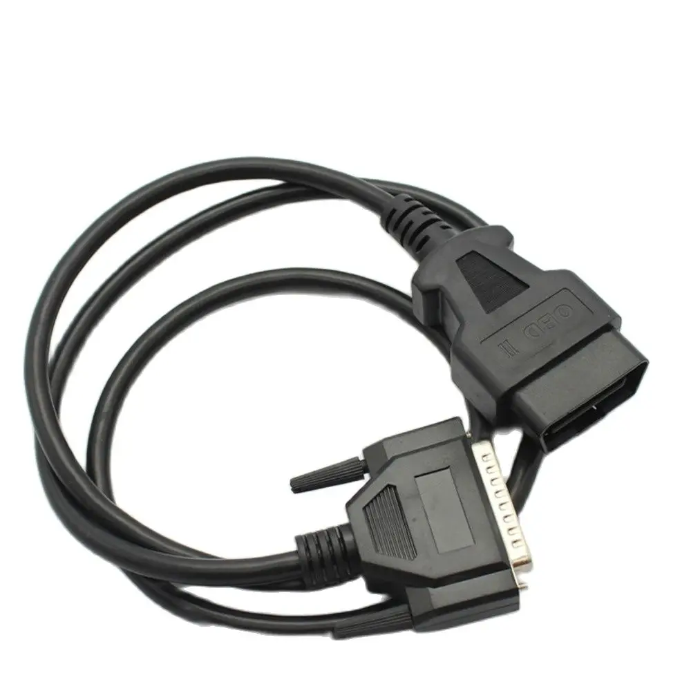 OBD2 16 Pin To DB 25 Pin Programmer Cable Key CFF V33 Key Prog DB25 Pin Conversion To OBD 2 Main Test Cable Adapter Connector