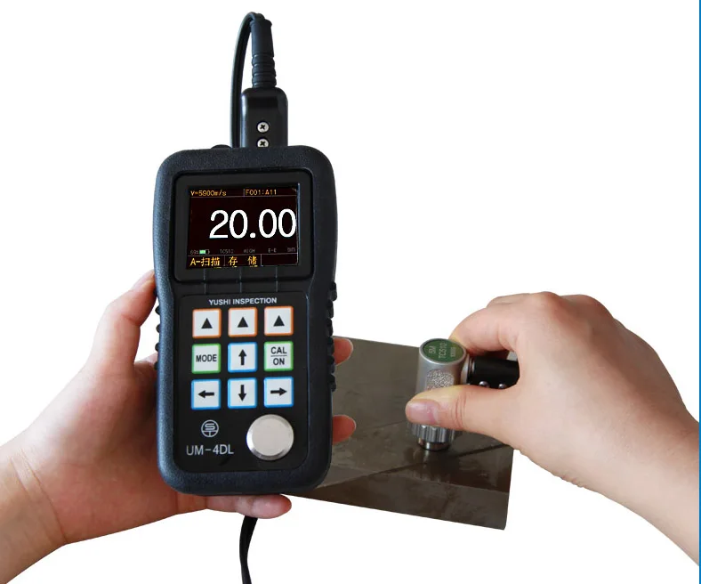 

UM-4DL A Scan Ultrasonic Color Waveform Corrosion Thickness Gauge
