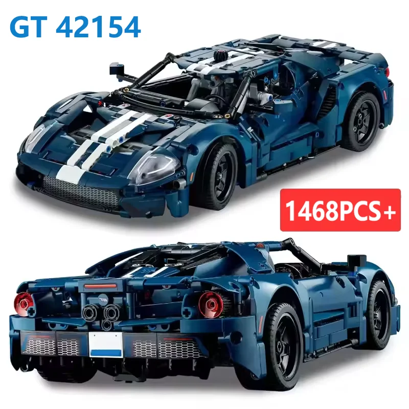 

Technical GT Compatible with 42154 1:8 Set 1468PCS MOC Performance Building Blocks Super Race Car Assembly Model DIY Toy for Boy