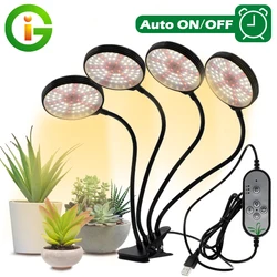 Luz LED de cultivo USB DC5V con Control de espectro completo, lámpara LED tipo sol para plantas de interior, plántulas, tienda de flores para el hogar