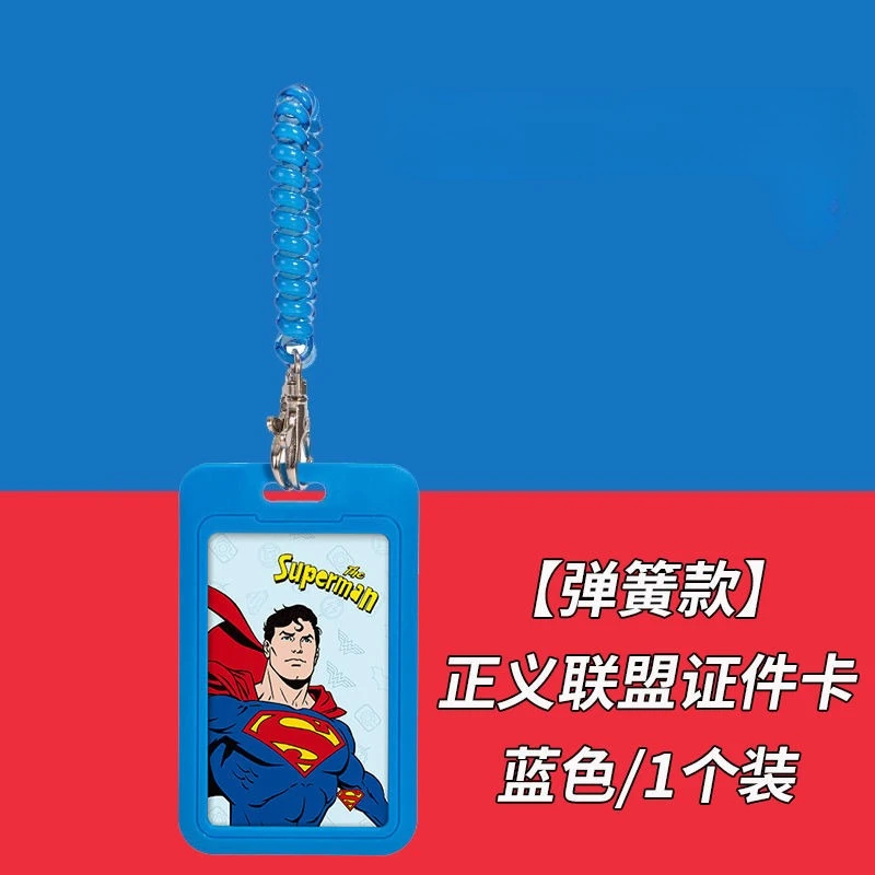 BeastKingdom Superman Batman The Flash Personalized Cartoon Meal Card Holder Creative Movie Peripheral Student Card Protector