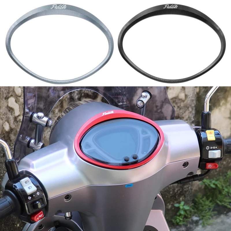 Motorcycle Accessories for SYM FIDDLE4 FIDDLE5 FIDDLE 150 125 4 5 Refit Meter Cover Code Table Frame Instrumient Decoration