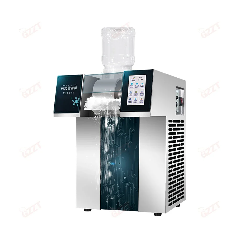 

Air cooling Bingsu ice crusher snow flake ice shaver machine automatic small Korean machine snow ice maker for food shop