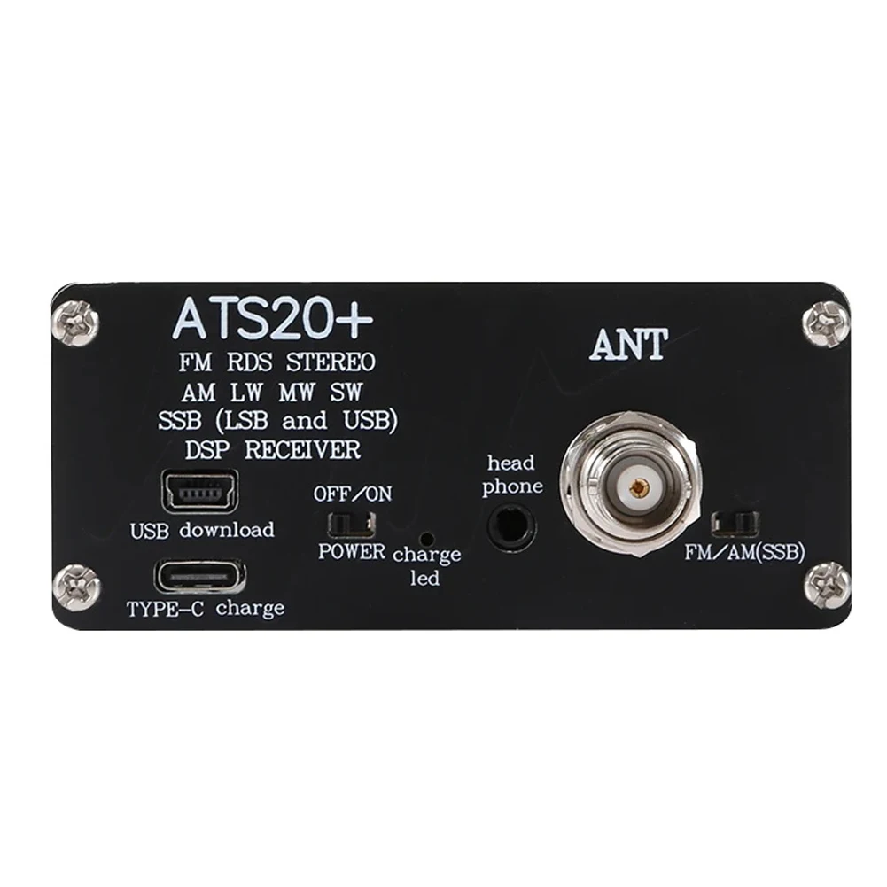 ATS-20+ Full Waveband Radios Receiver Frequency Modulation AM (MW & SW) SSB (LSB & USB) Covering Commercial Amateur Radiobands