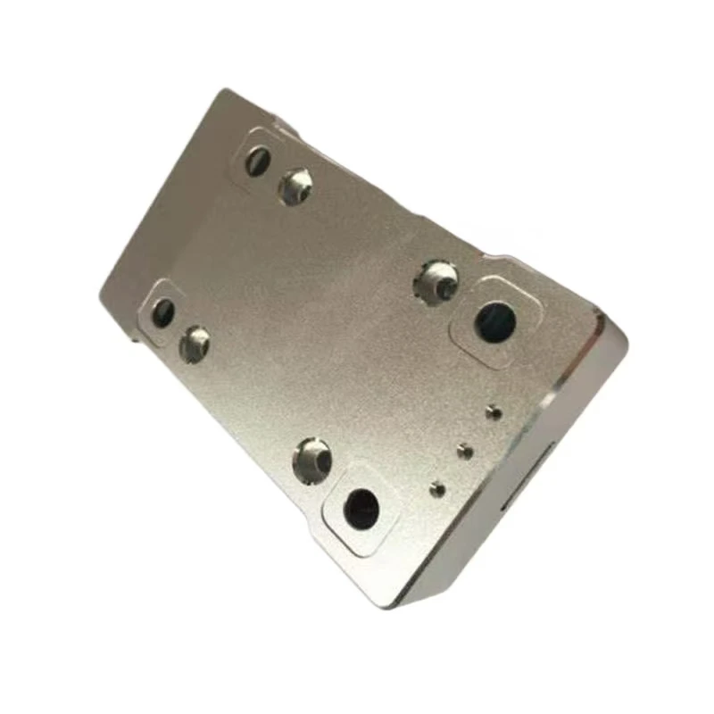 CNC machining custom aluminum alloy precision multi-hole mechanical holder CNC milling process