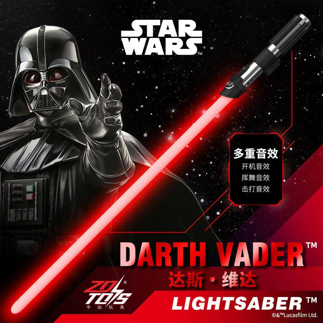 Zd Toys Genuine Star Wars Action Figure Darth Vader Luke Skywalker Collectible Model Lightsaber Toy Gift view 6